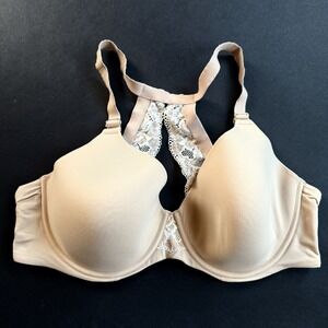 Soma Bra 40 DD Embraceable Racerback Perfect Coverage Underwire T Shirt Seamless